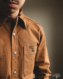 Iron Heart IHSH-189-BRN - 17oz Duck CPO Work Shirt - Brown