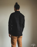 Iron Heart IHSH-218-BLK - 12oz Black Selvedge Denim Western "Johnny Cash III" Shirt