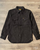 Iron Heart IHSH-218-BLK - 12oz Black Selvedge Denim Western "Johnny Cash III" Shirt