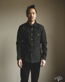 Iron Heart IHSH-227-BLK - 12oz Wabash CPO Shirt - Black