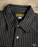 Iron Heart IHSH-227-BLK - 12oz Wabash CPO Shirt - Black