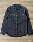 Iron Heart IHSH-227-IND - 12oz Wabash CPO Shirt - Indigo