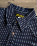 Iron Heart IHSH-227-IND - 12oz Wabash CPO Shirt - Indigo