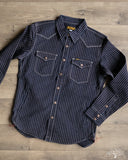 Iron Heart IHSH-227-IND - 12oz Wabash CPO Shirt - Indigo