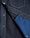 Iron Heart IHSH-227-IND - 12oz Wabash CPO Shirt - Indigo