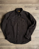 Iron Heart IHSH-234-BLK - Kersey Western Shirt - Black