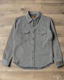 Iron Heart IHSH-254-GRY - Kersey Western Shirt - Grey
