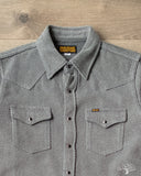 Iron Heart IHSH-254-GRY - Kersey Western Shirt - Grey