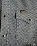 Iron Heart IHSH-254-GRY - Kersey Western Shirt - Grey