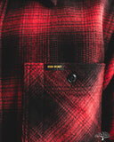 Iron Heart IHSH-265-RED - UHF Ombré Check Work Shirt - Red/Black