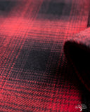 Iron Heart IHSH-265-RED - UHF Ombré Check Work Shirt - Red/Black