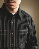 Iron Heart IHSH-266-BLK - 12oz Wabash Work Shirt - Black