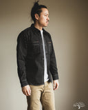 Iron Heart IHSH-266-BLK - 12oz Wabash Work Shirt - Black