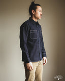 Iron Heart IHSH-266-IND - 12oz Wabash Work Shirt - Indigo