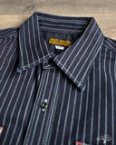 Iron Heart IHSH-266-IND - 12oz Wabash Work Shirt - Indigo