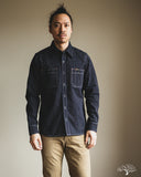 Iron Heart IHSH-266-IND - 12oz Wabash Work Shirt - Indigo