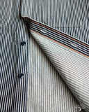 Iron Heart IHSH-274-IND - 12oz Hickory Stripe Work Shirt - Indigo