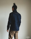 Iron Heart IHSH-292-IND - 18oz Vintage Selvedge Denim CPO Shirt - Indigo