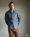 Iron Heart IHSH-308-IND - 12oz Herringbone Work Shirt - Indigo