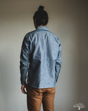 Iron Heart IHSH-308-IND - 12oz Herringbone Work Shirt - Indigo