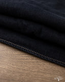 Iron Heart IHSH-326-OD - 12oz Selvedge Denim Snap Work Shirt - Indigo Overdyed Black