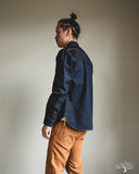Iron Heart IHSH-33-IND - 12oz Selvedge Denim Western Shirt - Indigo