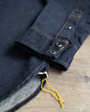 Iron Heart IHSH-33-IND - 12oz Selvedge Denim Western Shirt - Indigo