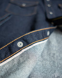Iron Heart IHSH-33-IND - 12oz Selvedge Denim Western Shirt - Indigo