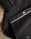 Iron Heart IHSH-338-BLK - 12oz Black Selvedge Denim Work Shirt