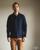 Iron Heart IHSH-397-IND - 21oz Sashiko Work Shirt - Indigo