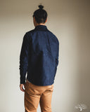 Iron Heart IHSH-397-IND - 21oz Sashiko Work Shirt - Indigo