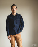 Iron Heart IHSH-397-IND - 21oz Sashiko Work Shirt - Indigo