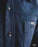 Iron Heart IHSH-397-IND - 21oz Sashiko Work Shirt - Indigo