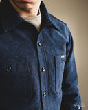 Iron Heart IHSH-397-IND - 21oz Sashiko Work Shirt - Indigo