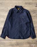 Iron Heart IHSH-397-IND - 21oz Sashiko Work Shirt - Indigo