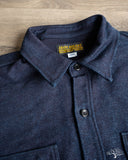 Iron Heart IHSH-397-IND - 21oz Sashiko Work Shirt - Indigo