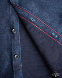 Iron Heart IHSH-397-IND - 21oz Sashiko Work Shirt - Indigo