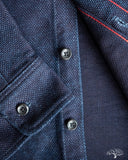 Iron Heart IHSH-397-IND - 21oz Sashiko Work Shirt - Indigo