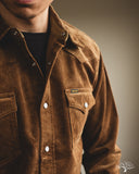 Iron Heart IHSH-398-CAM - 11oz Corduroy Western Shirt - Camel