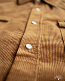 Iron Heart IHSH-398-CAM - 11oz Corduroy Western Shirt - Camel