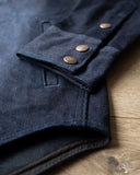Iron Heart IHSH-409-IB - 19oz Selvedge Denim CPO Shirt - Indigo/Black
