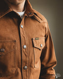 Iron Heart IHSH-422-BRN - 17oz Cotton Duck CPO Shirt - Brown