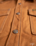 Iron Heart IHSH-422-BRN - 17oz Cotton Duck CPO Shirt - Brown