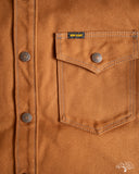 Iron Heart IHSH-422-BRN - 17oz Cotton Duck CPO Shirt - Brown