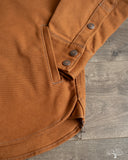 Iron Heart IHSH-422-BRN - 17oz Cotton Duck CPO Shirt - Brown