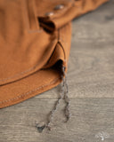 Iron Heart IHSH-422-BRN - 17oz Cotton Duck CPO Shirt - Brown