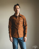 Iron Heart IHSH-422-BRN - 17oz Cotton Duck CPO Shirt - Brown