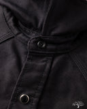 Iron Heart IHSH-426-BLK - 12oz Military Moleskin Western Shirt - Black