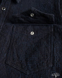 Iron Heart IHSH-437-IND - 13.5oz Dobby Cloth CPO Shirt - Indigo