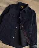 Iron Heart IHSH-437-IND - 13.5oz Dobby Cloth CPO Shirt - Indigo